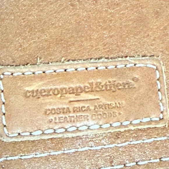 Cueropapel & tijera Brown Leather Crossbody Bag - Picture 3 of 8